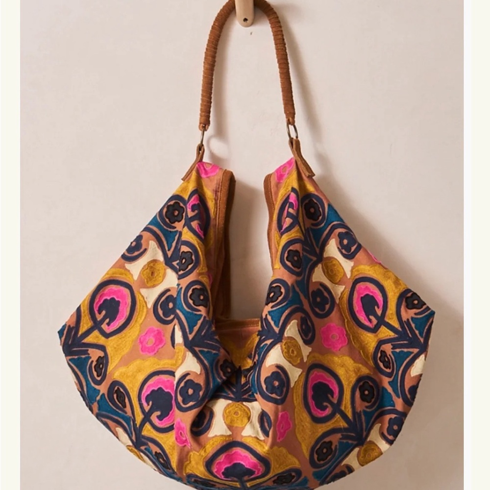 Gorgeous, Free People Hypnotized Slouchy Tote❤️ NWOT - Picture 9 of 12